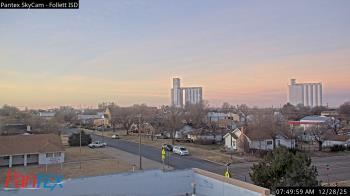 Weather camera view of Follett ISD.