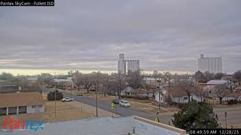 Weather camera view of Follett ISD.