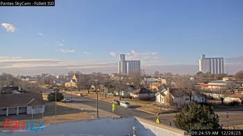 Weather camera view of Follett ISD.