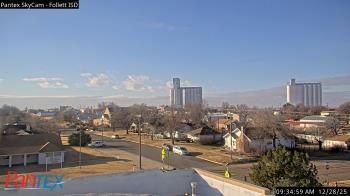 Weather camera view of Follett ISD.
