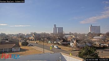 Weather camera view of Follett ISD.