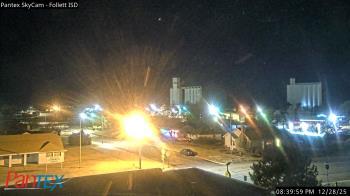 Weather camera view of Follett ISD.