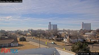 Weather camera view of Follett ISD.