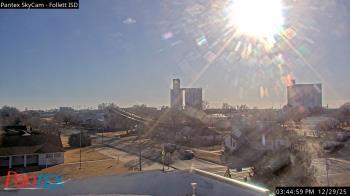Weather camera view of Follett ISD.