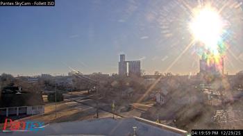 Weather camera view of Follett ISD.