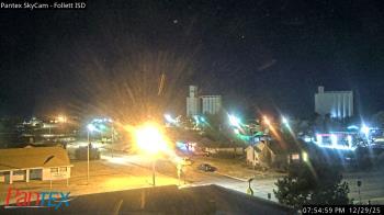Weather camera view of Follett ISD.