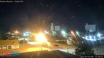 Weather camera view of Follett ISD.