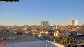 Weather camera view of Follett ISD.