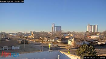 Weather camera view of Follett ISD.