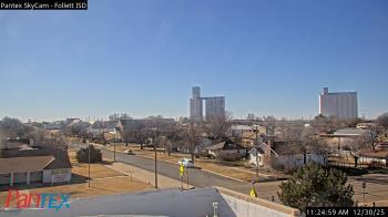 Weather camera view of Follett ISD.