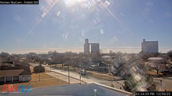Weather camera view of Follett ISD.
