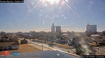 Weather camera view of Follett ISD.