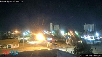 Weather camera view of Follett ISD.