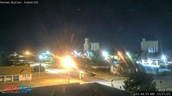 Weather camera view of Follett ISD.