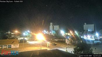 Weather camera view of Follett ISD.