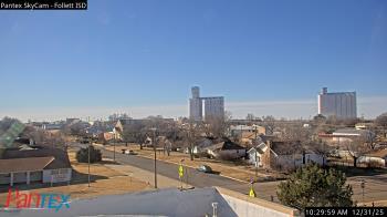 Weather camera view of Follett ISD.