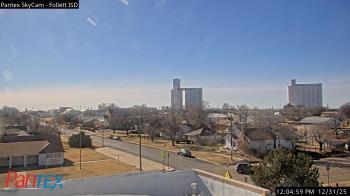 Weather camera view of Follett ISD.