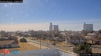 Weather camera view of Follett ISD.