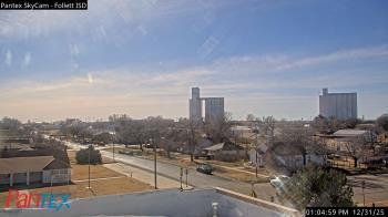 Weather camera view of Follett ISD.
