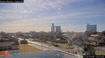 Weather camera view of Follett ISD.