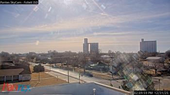 Weather camera view of Follett ISD.