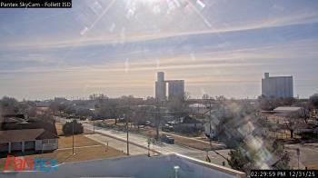 Weather camera view of Follett ISD.