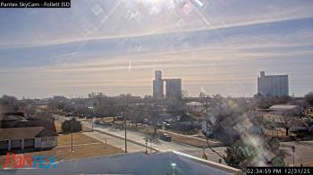 Weather camera view of Follett ISD.
