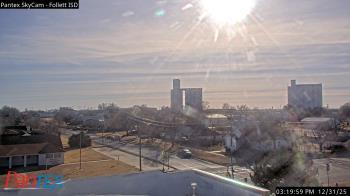 Weather camera view of Follett ISD.