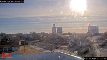 Weather camera view of Follett ISD.
