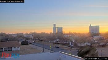 Weather camera view of Follett ISD.