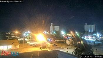 Weather camera view of Follett ISD.