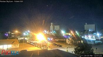 Weather camera view of Follett ISD.