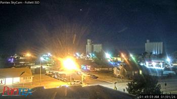 Weather camera view of Follett ISD.