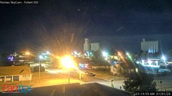 Weather camera view of Follett ISD.