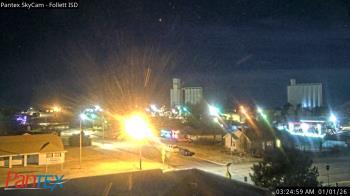 Weather camera view of Follett ISD.