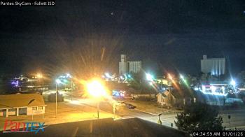 Weather camera view of Follett ISD.