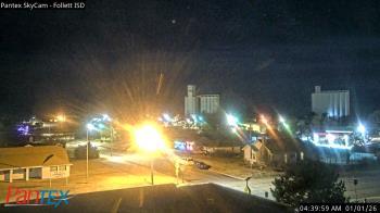 Weather camera view of Follett ISD.