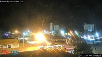 Weather camera view of Follett ISD.