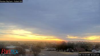 Weather camera view of Follett ISD.