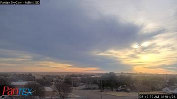 Weather camera view of Follett ISD.