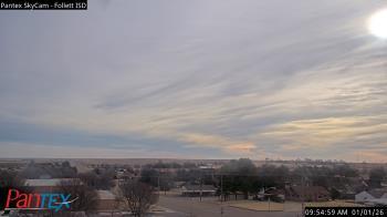Weather camera view of Follett ISD.