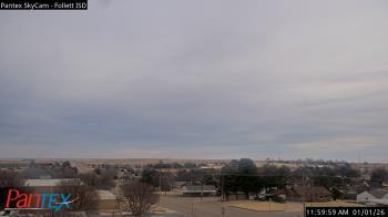 Weather camera view of Follett ISD.