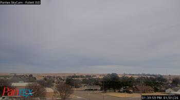 Weather camera view of Follett ISD.