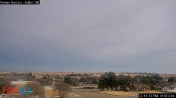 Weather camera view of Follett ISD.