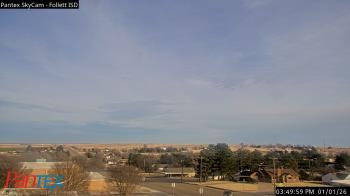 Weather camera view of Follett ISD.