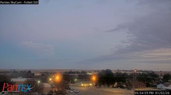 Weather camera view of Follett ISD.