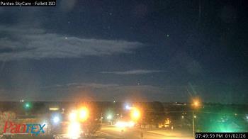 Weather camera view of Follett ISD.