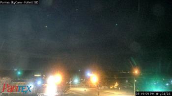 Weather camera view of Follett ISD.