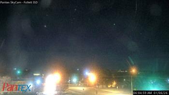 Weather camera view of Follett ISD.