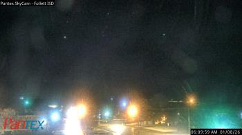 Weather camera view of Follett ISD.